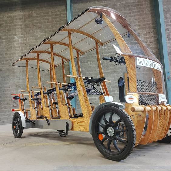 Have you ever imagined a bikebus with a 100% automatic gearbox and engine system? 😲

Discover the surprising alliance between Humbird's Woodybus and @valeo_group's Cyclee system , co-developed with Effigear!

🚌 The Woodybus is a #bicycle designed to transport eight children (plus the driver) to school. What makes it special? All the seats are fitted with pedals so that every passenger can pedal!

⚙️ As for the Cyclee, it features a 130 Nm electric motor and an automatic #gearbox, offering a unique driving experience.

We look forward to your comments! ⤴️

#Woodybus #Cyclee #InnovationEnMobilité #Velobus #Mobility #Effigear
